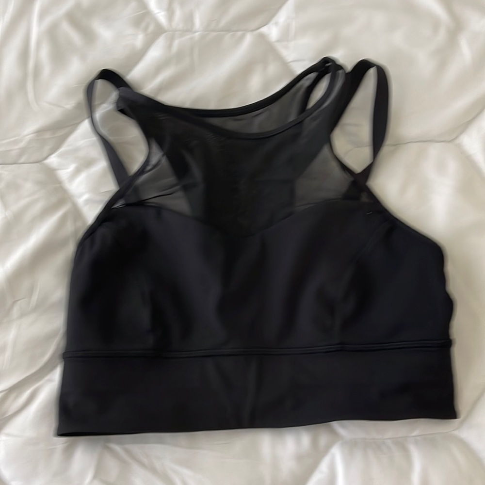 Lululemon Sports Bra Mesh High Neck